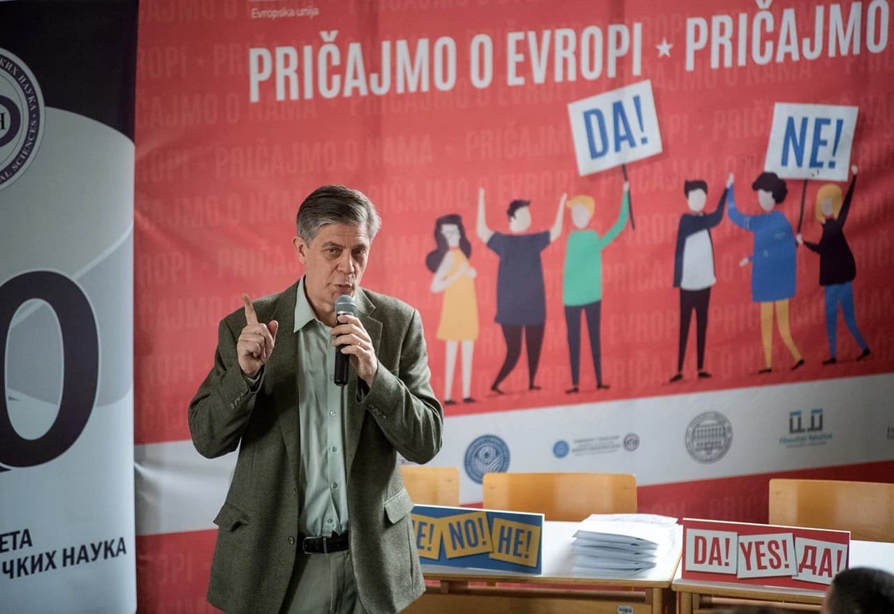 Obraćanje Lars Gunnar Wigemarka