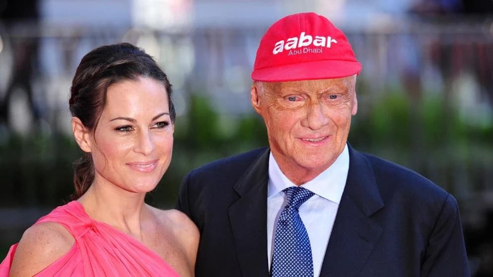 Lauda sa suprugom Birgit: Donirala mu je bubreg 2005. godine, a vjenčali su se 2008.