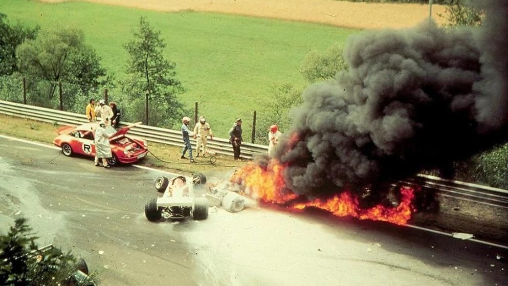 Buktinja koju je Lauda preživio 1976. na VN Njemačke