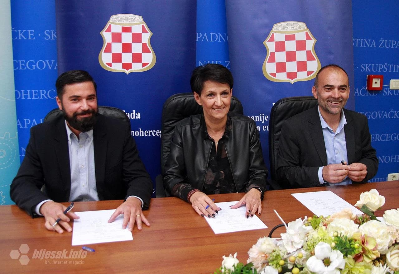 Potpisan Memorandum o suradnji u realizaciji projekta Podizanje kvalitete ponude srednjeg strukovnoga obrazovanja i povezanosti s potrebama tržišta rada u ŽZH