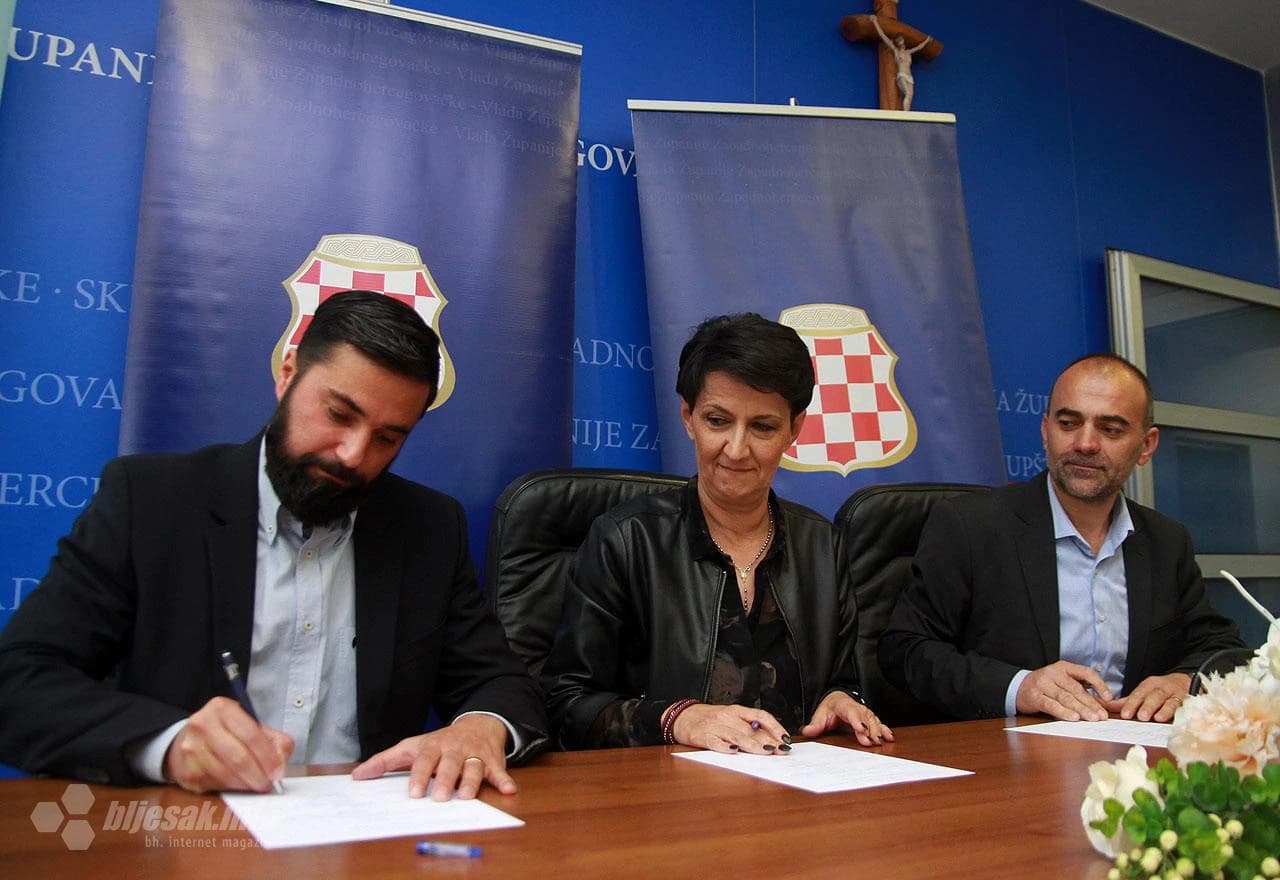 Potpisan Memorandum o suradnji u realizaciji projekta Podizanje kvalitete ponude srednjeg strukovnoga obrazovanja i povezanosti s potrebama tržišta rada u ŽZH