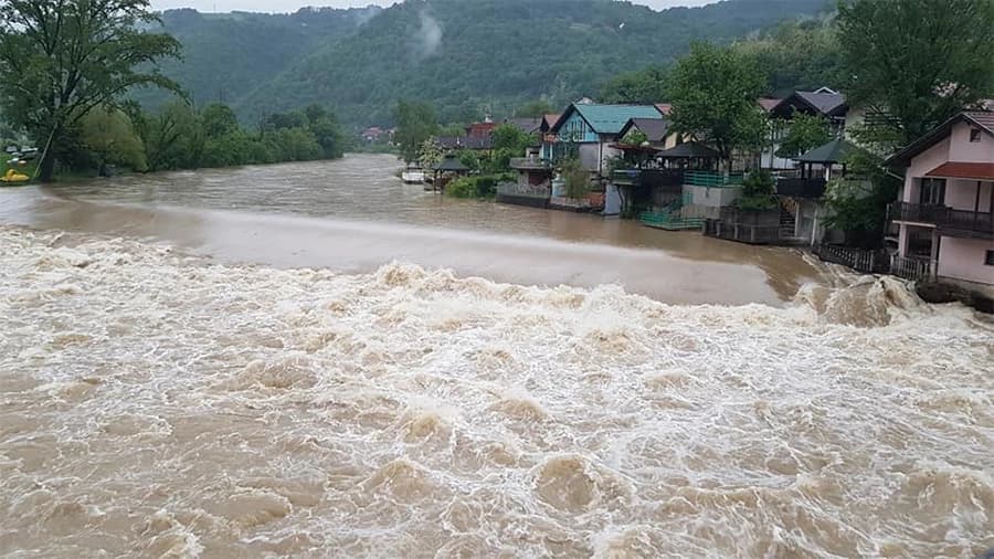 Izlile se rijeke u dijelovima BiH