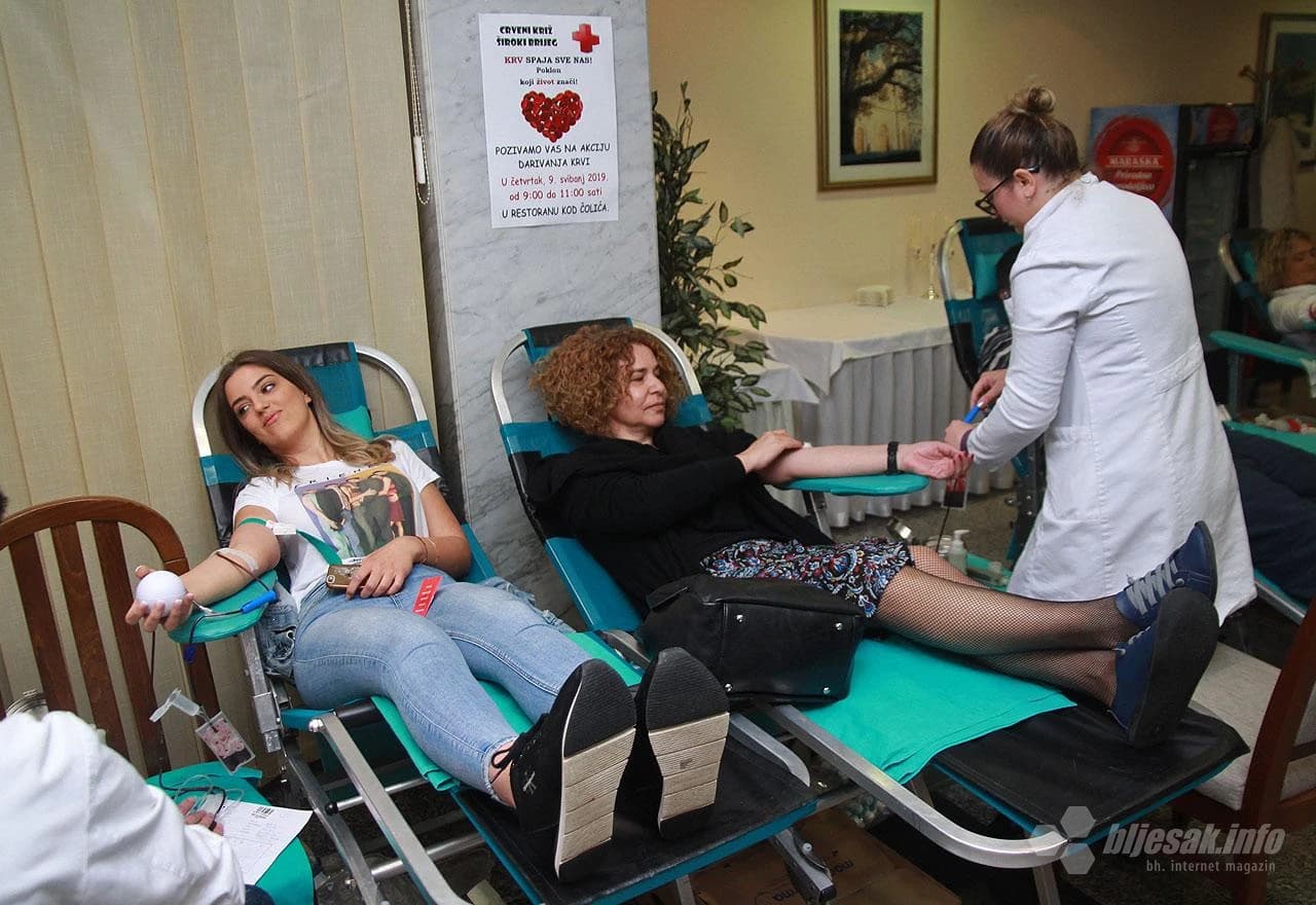 Akcija dobrovoljnog darivanja krvi za građanstvo