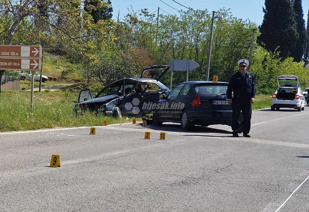 Težak sudar na cesti između Čapljine i Stoca