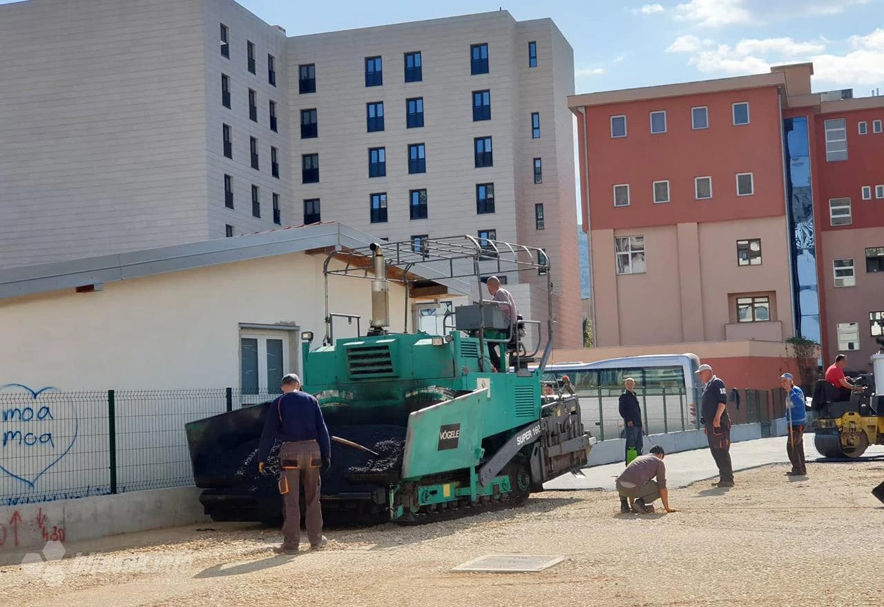 Priprema parkinga za asfaltiranje