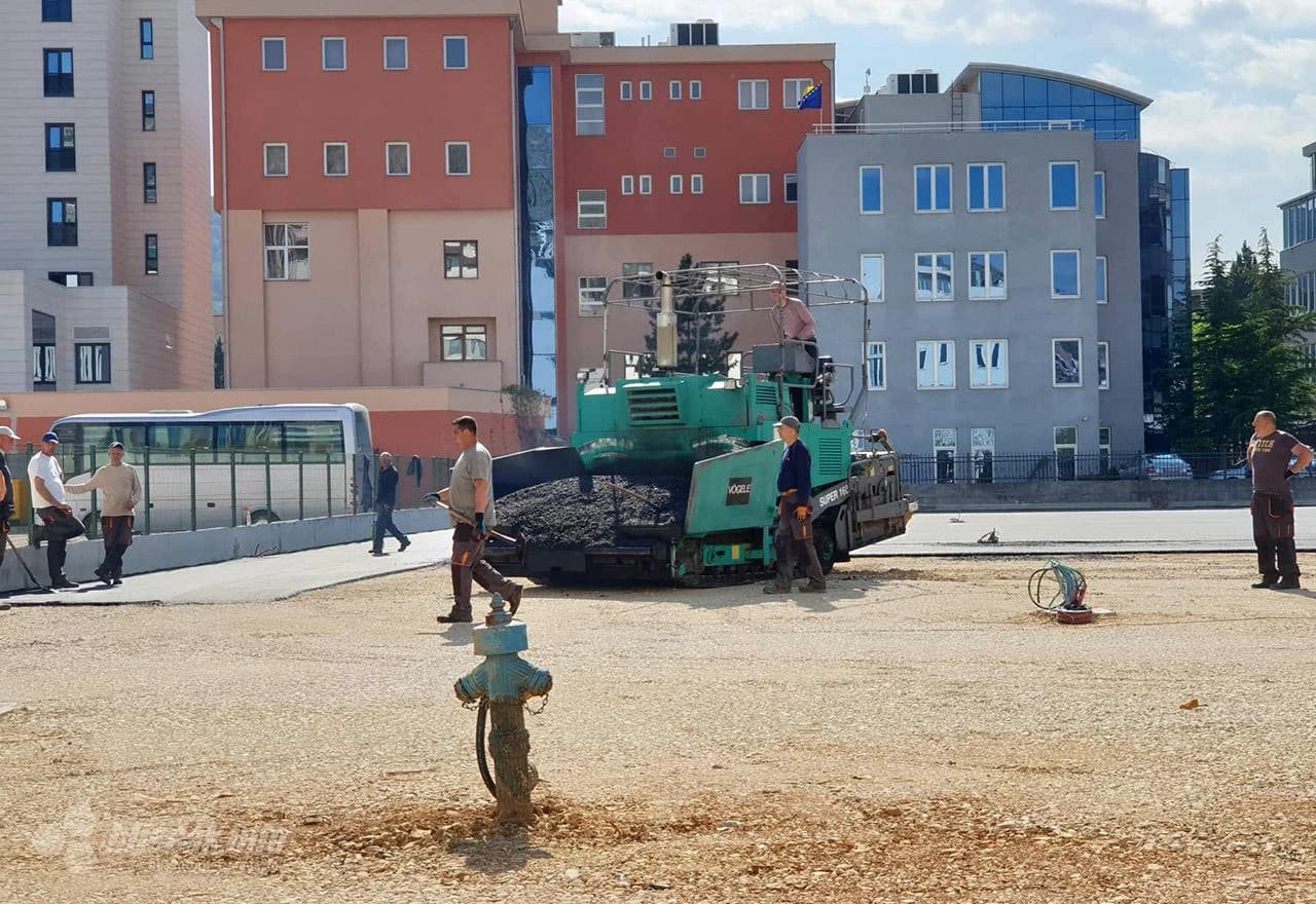 Priprema parkinga za asfaltiranje