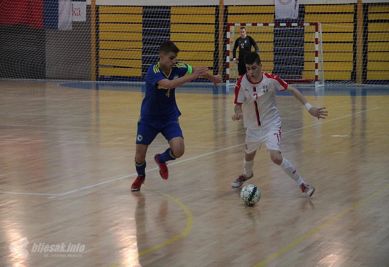 Detalj utakmice BiH - Srbija