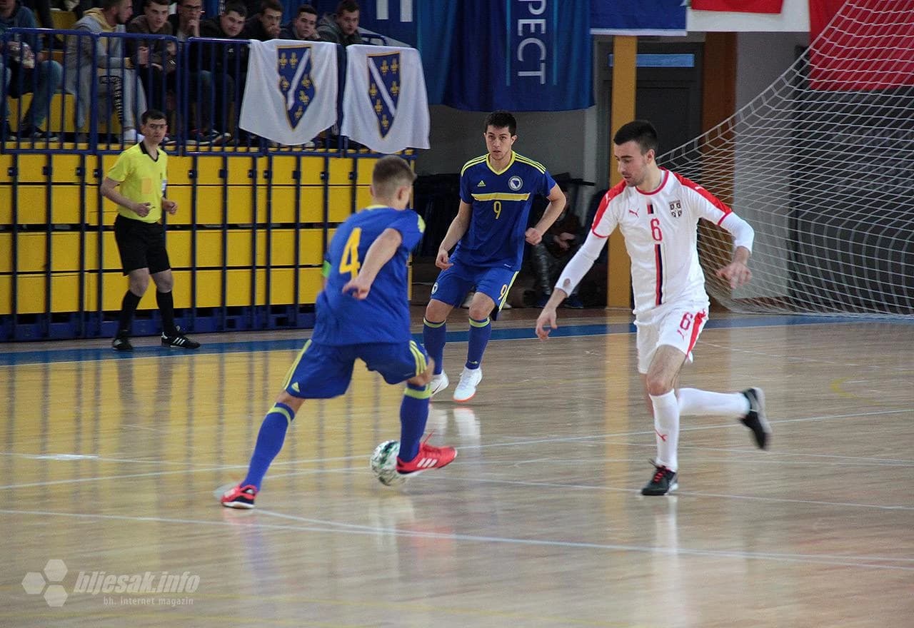 Detalj utakmice BiH - Srbija