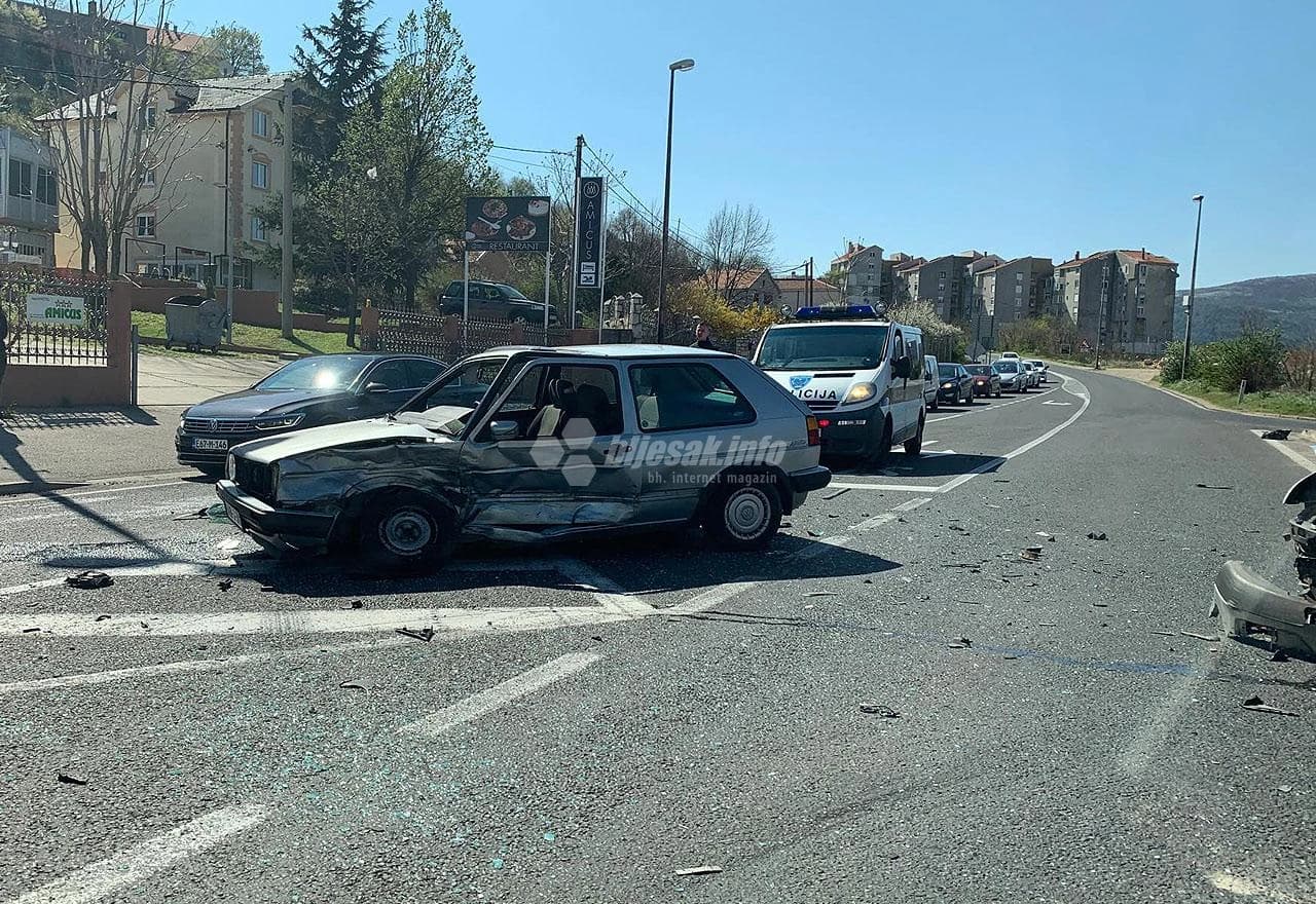 Teži sudar na sjevernom izlazu iz Mostara