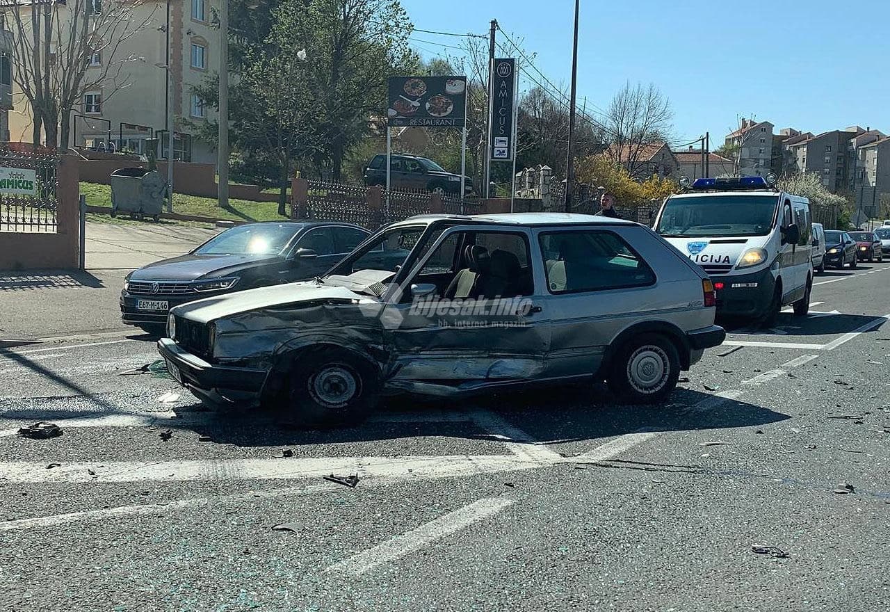 Teži sudar na sjevernom izlazu iz Mostara