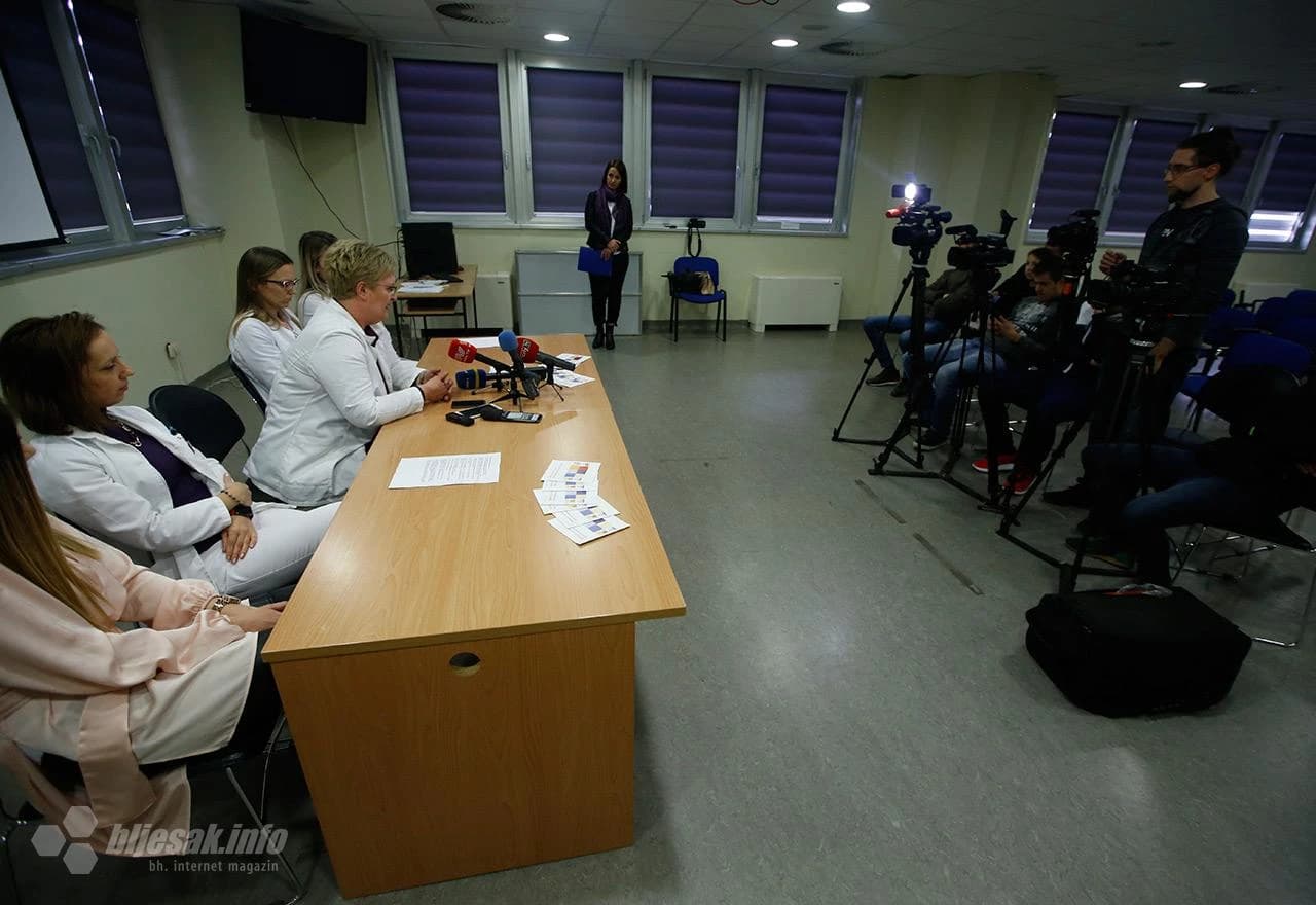 Konferencija za novinare liječnika SKB Mostar