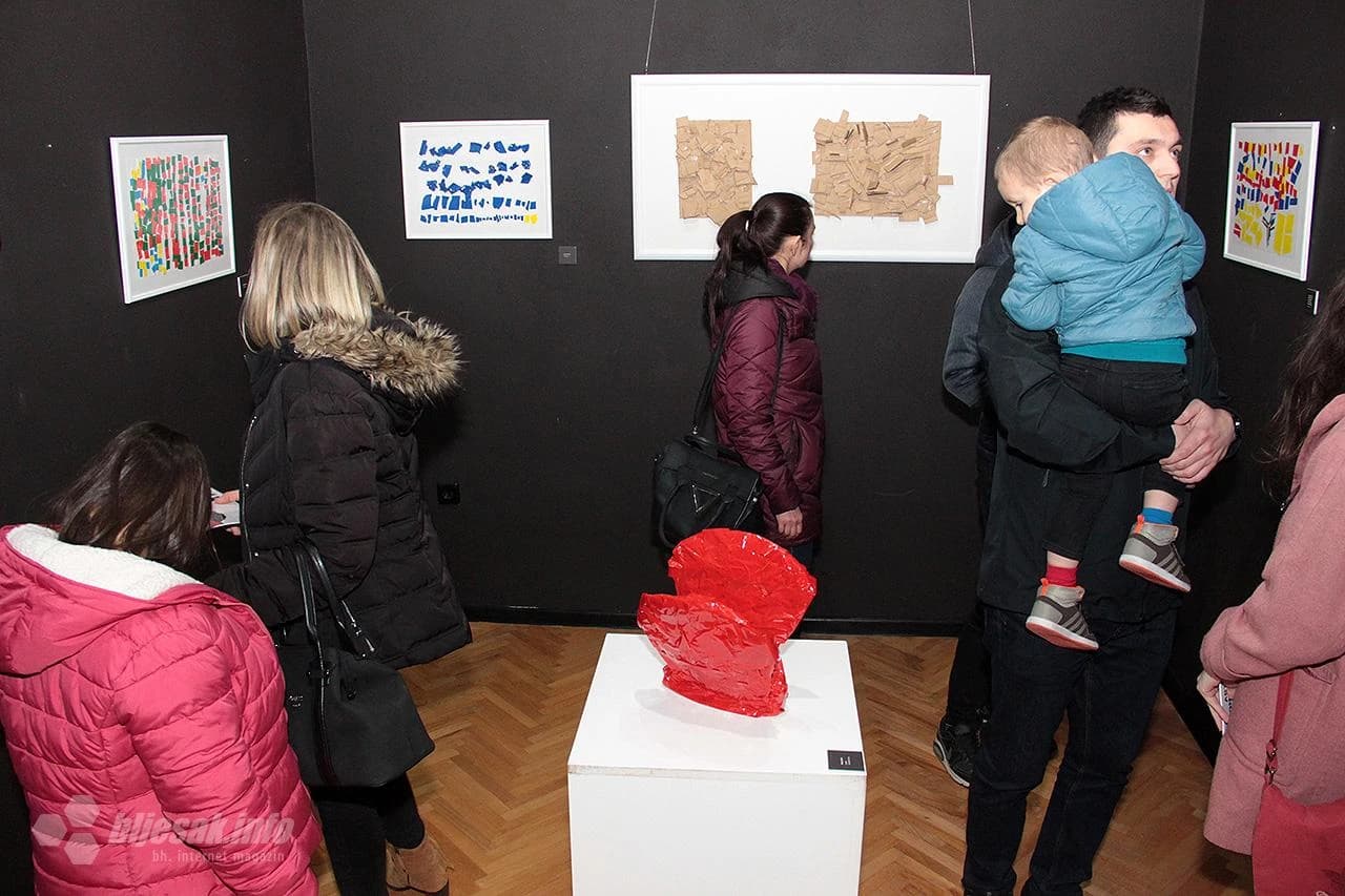 Izložba likovnih radova i skulptura  članova Udruge za Down sindrom Mostar