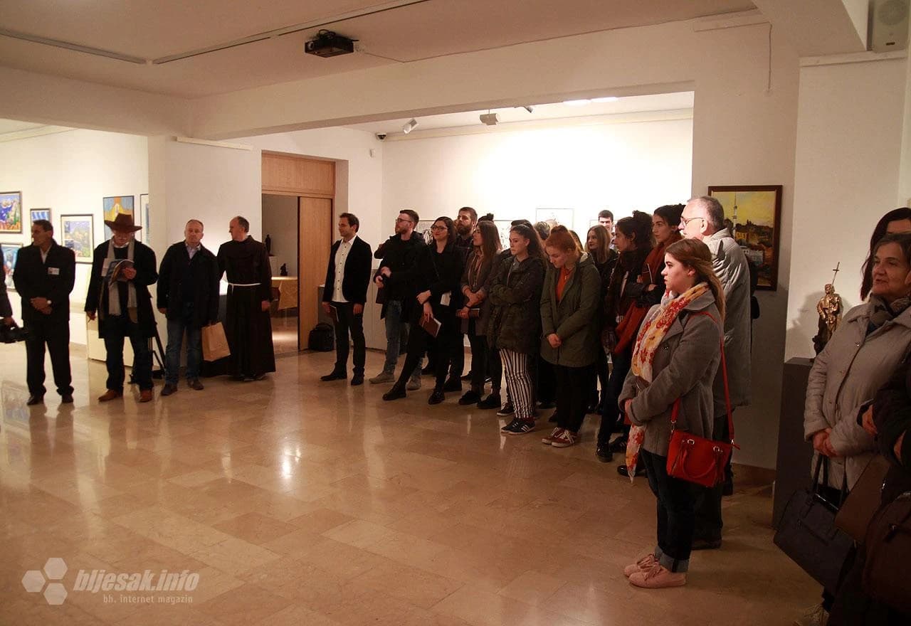 Otvorena izložba radova s međunarodne likovne kolonije Srebrenica 2016./2017.