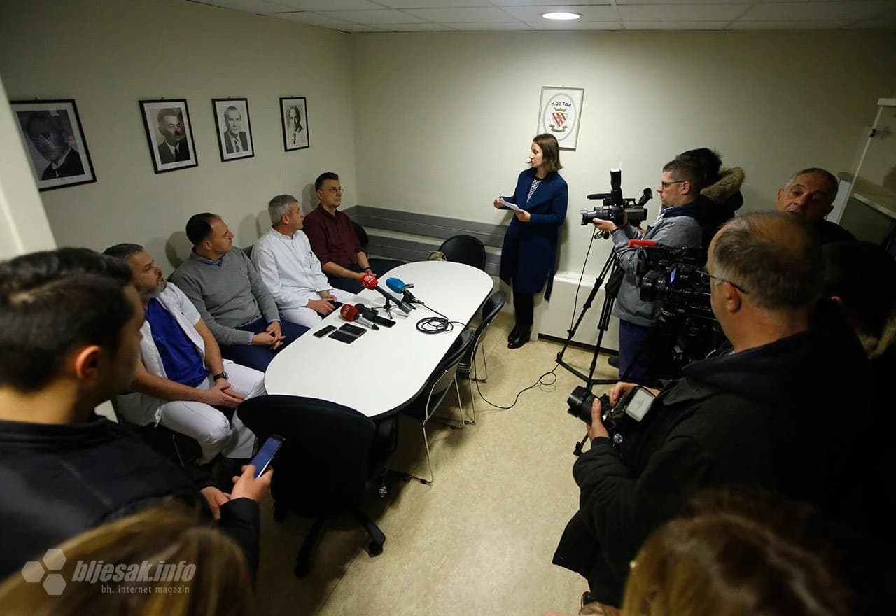 Konferencija za novinare na Klinici za ORL i MFK 