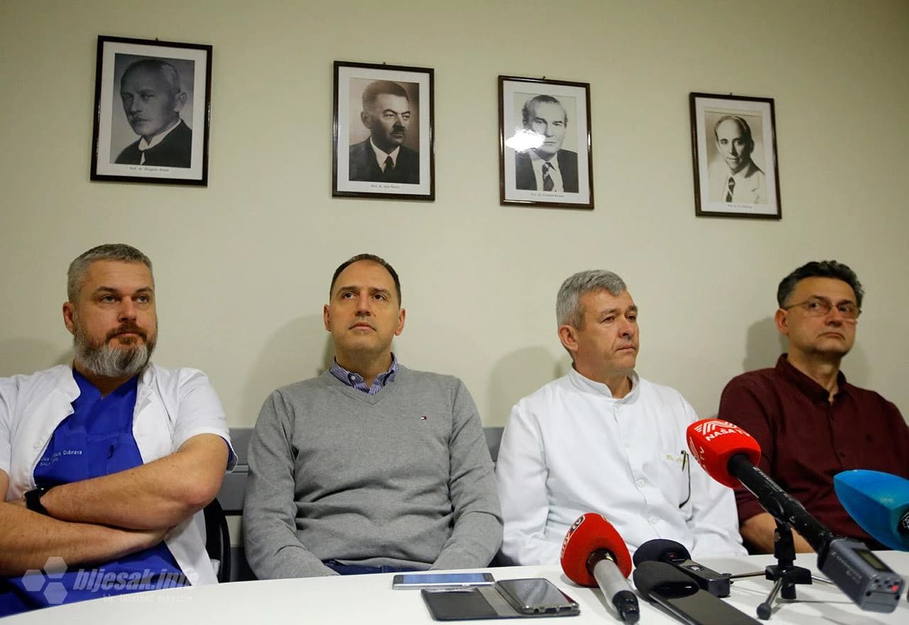 Konferencija za novinare na Klinici za ORL i MFK 