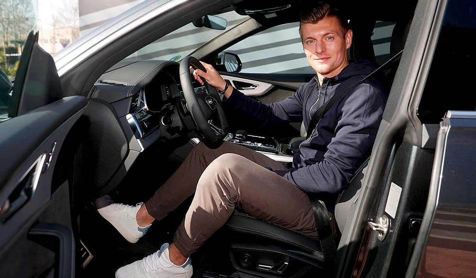 Toni Kroos u svom novom Audiju