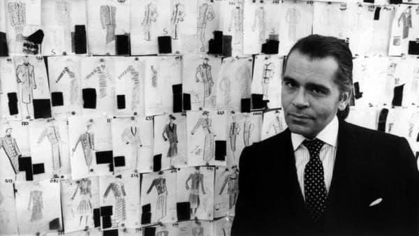 Lagerfeld 1984. u Chanelovom studiju u Parizu