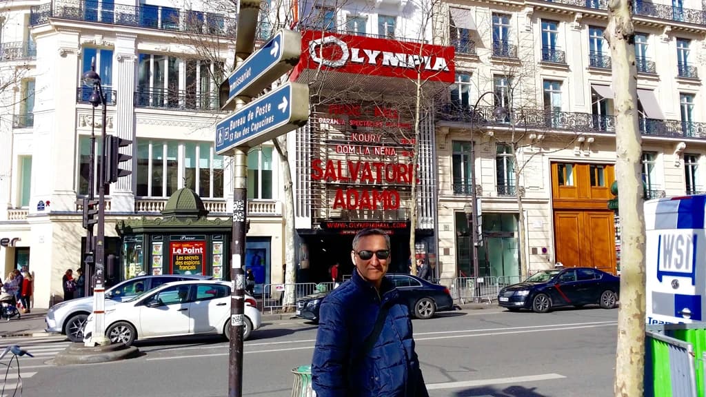 Pariz, pred Adamov koncert