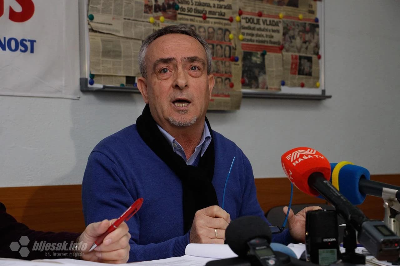 Konferencija za medije Sindikata učitelja u HNŽ i Sindikata osnovnog odgoja i obrazovanja HNŽ