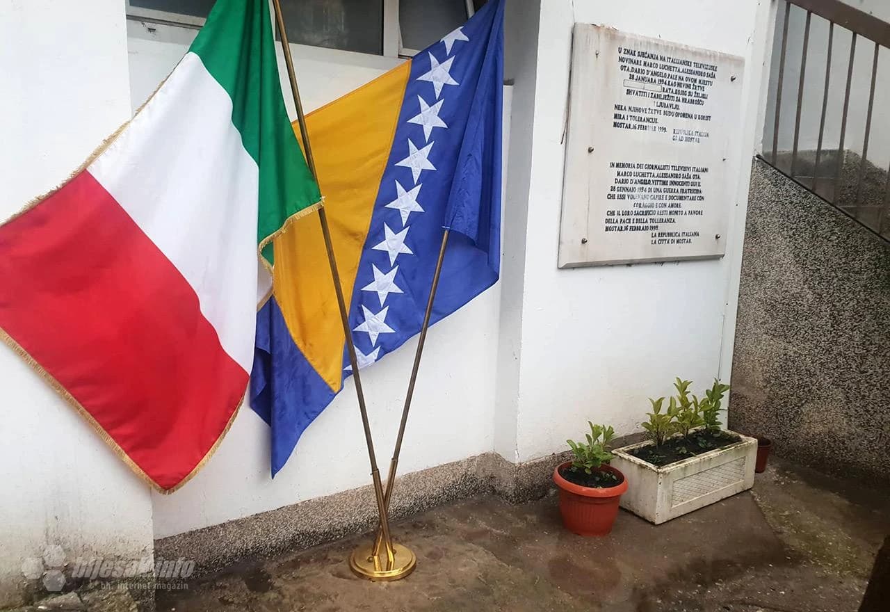 Obilježena 25. godišnjica stradanja talijanskih novinara u Mostaru