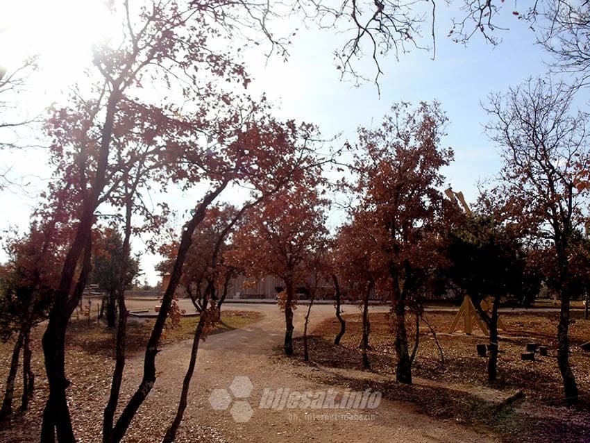 Iza hrastića je replika srednjovjekovnog dvorca