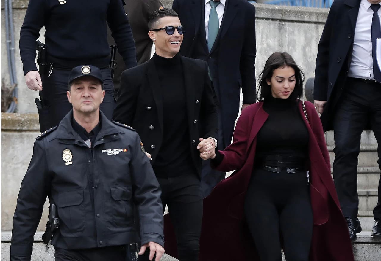 Ronaldo je na sud došao u pratnji djevojke Georgine Rodriguez