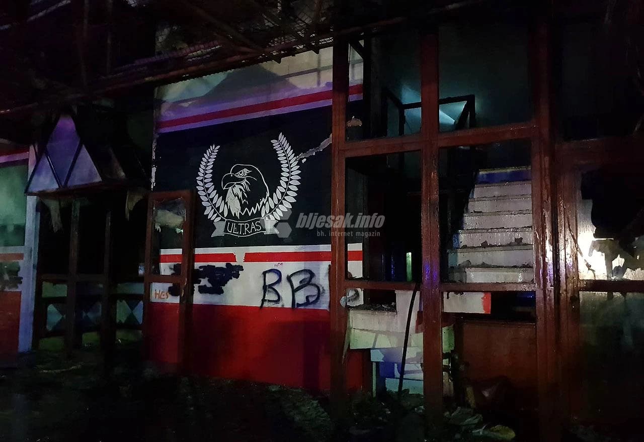 Požar u stambenoj zgradi u mostarskom naselju Centar 2