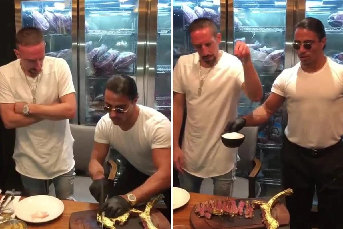 Franck Ribéry i Salt Bae