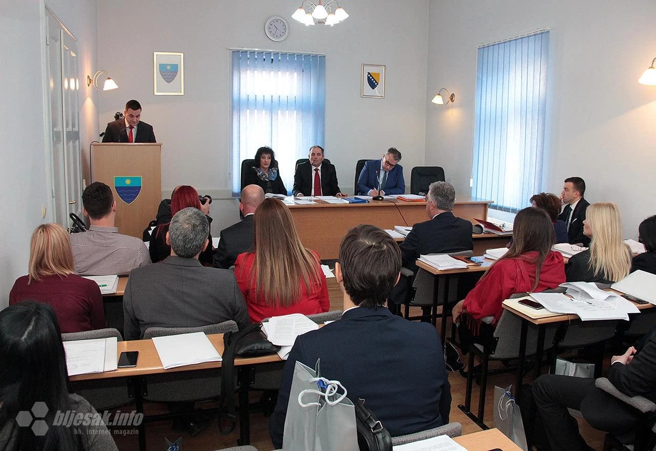 Detalj s održane sjednice Skupštine HNŽ