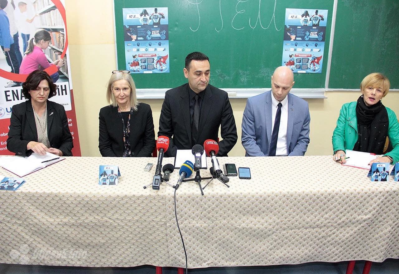 Detalj s otvaranja STEM učionice