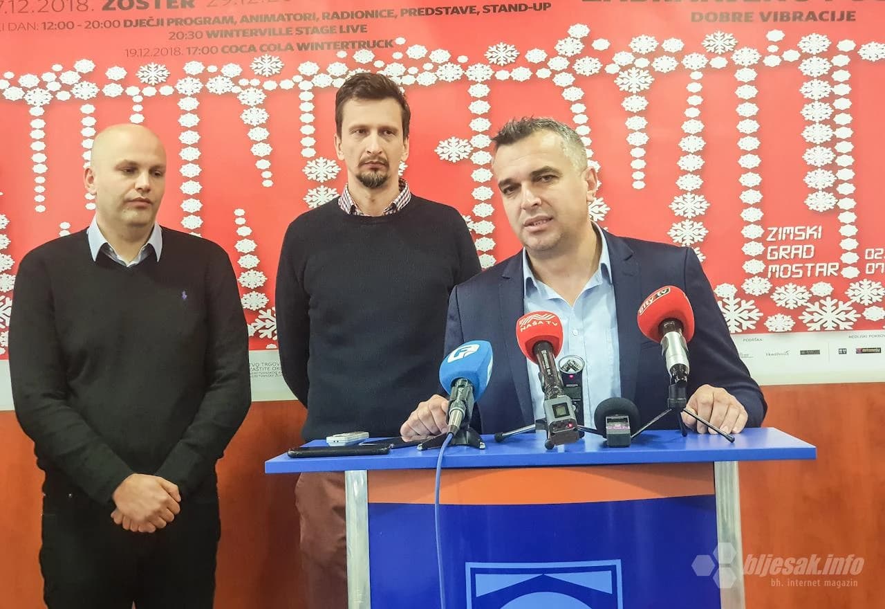 Tiskovna konferencija u mostarskoj vijećnici