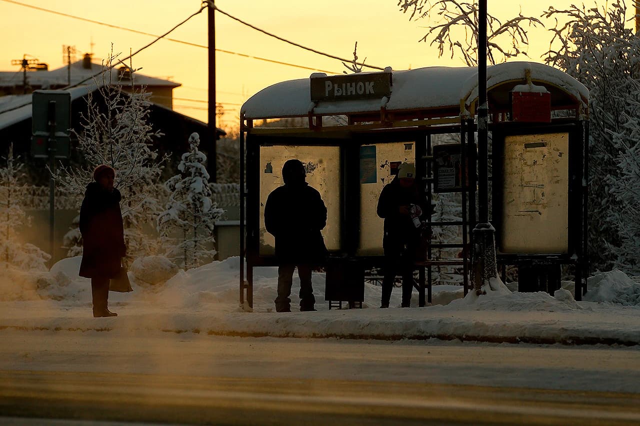 Oštra zima u hladnom gradu