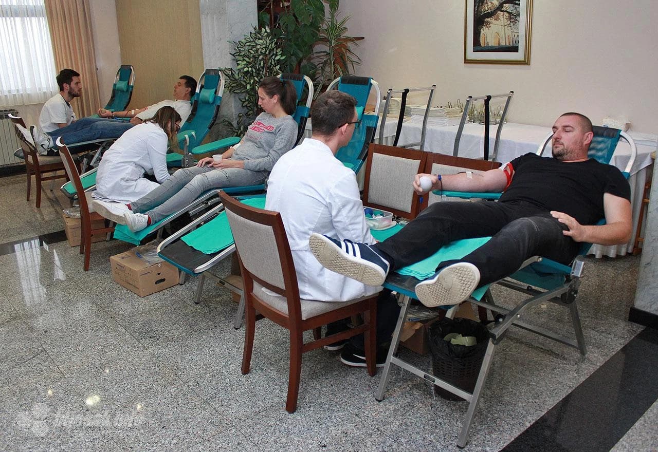 Akcija dobrovoljnog darivanja krvi za branitelje