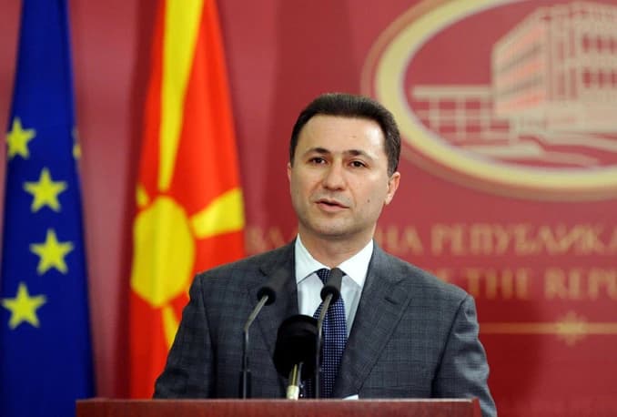 Bivši makedonski premijer Nikola Gruevski
