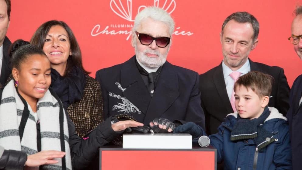 Lagerfeld i gradonačelnica Pariza, socijalistkinja Anne Hidalgo