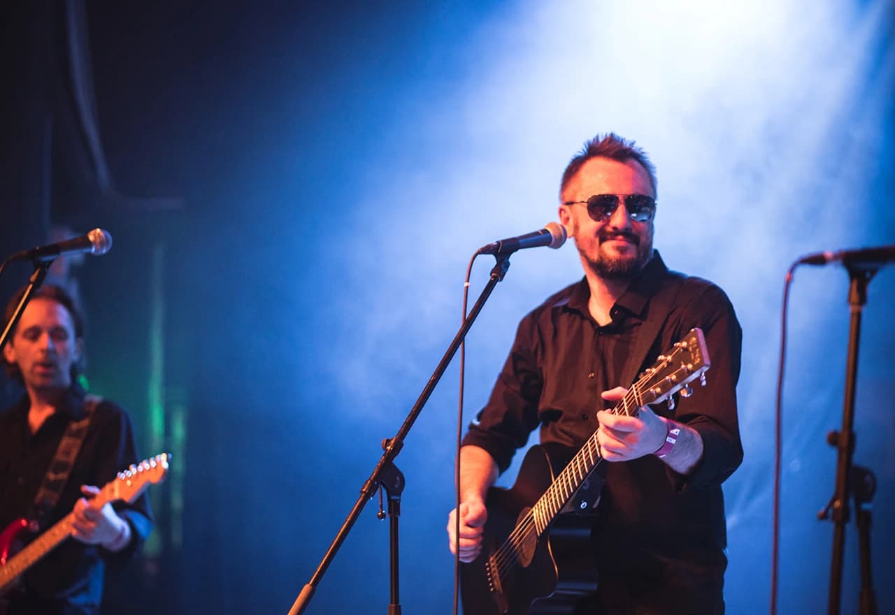 Detalj s koncerta u Tvornici Kulture