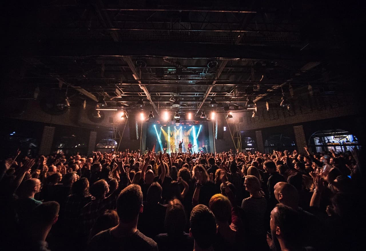 Detalj s koncerta u Tvornici Kulture