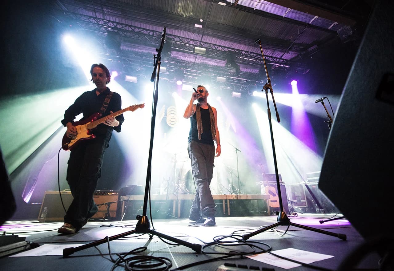 Detalj s koncerta u Tvornici Kulture