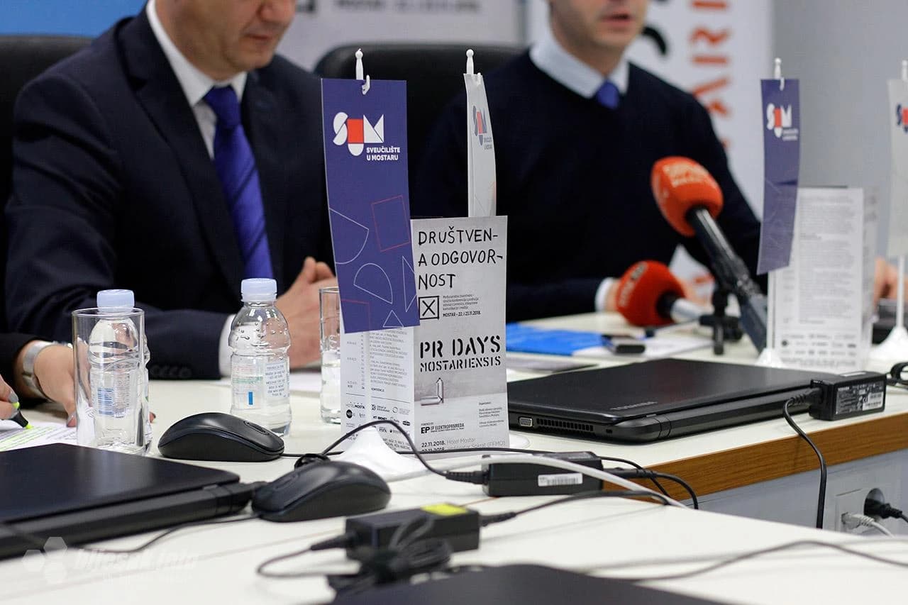 Konferencija za medije povodom održavanja znanstveno-stručne konferencije 'PR Days Mostariensis 2018' 