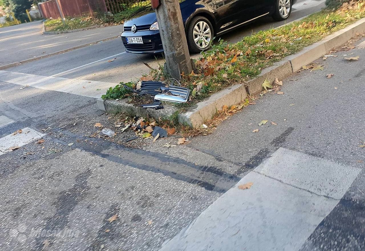 Mjesto nesreće u nedjelju ujutro