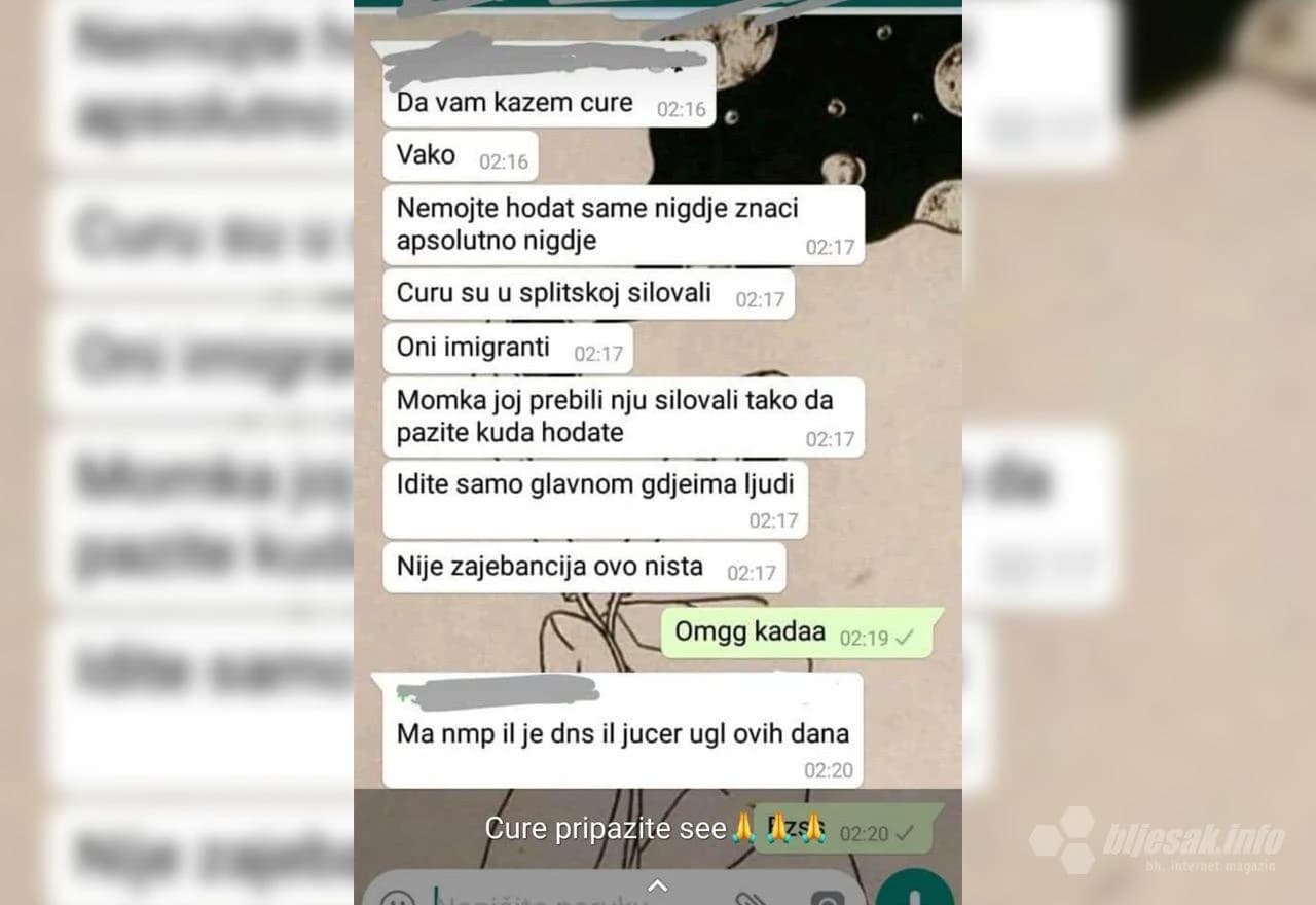 Poruke koje šire paniku