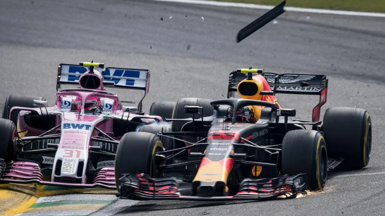 Sudar bolida Ocona i Vestappena