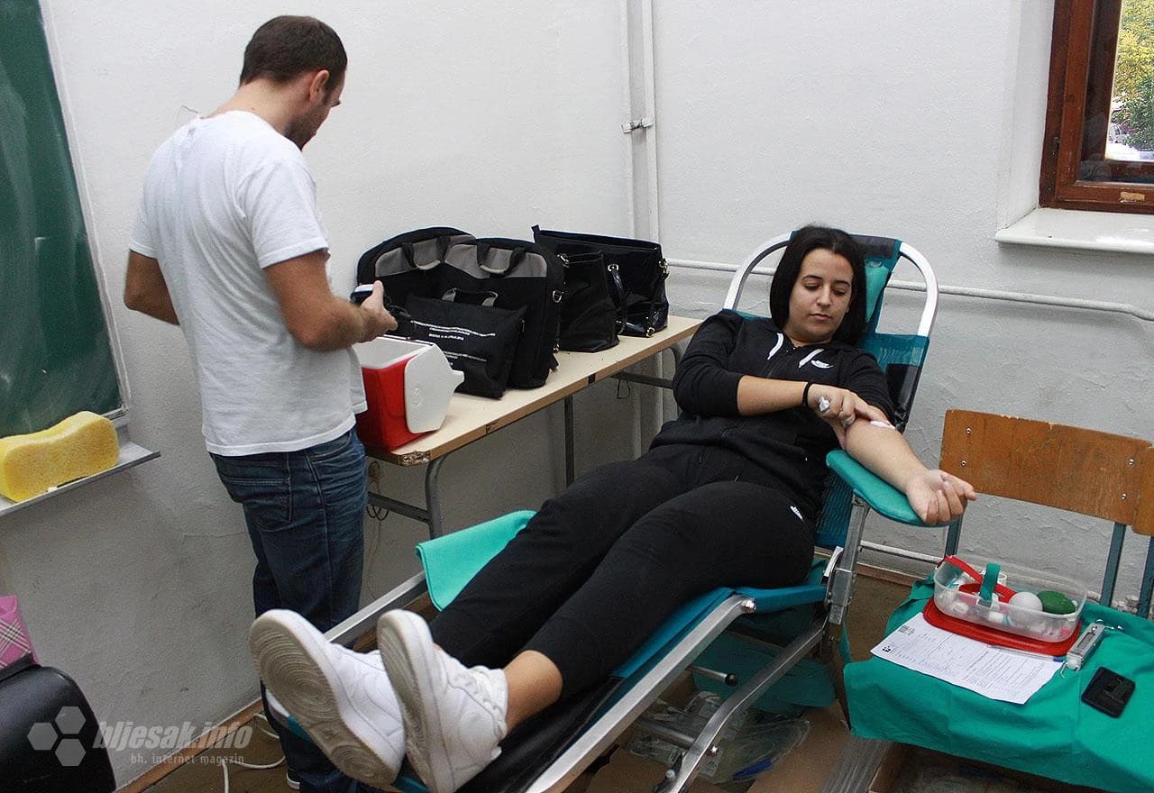 Akcija darivanja krvi za učenike širokobriješke Srednje strukovne škole
