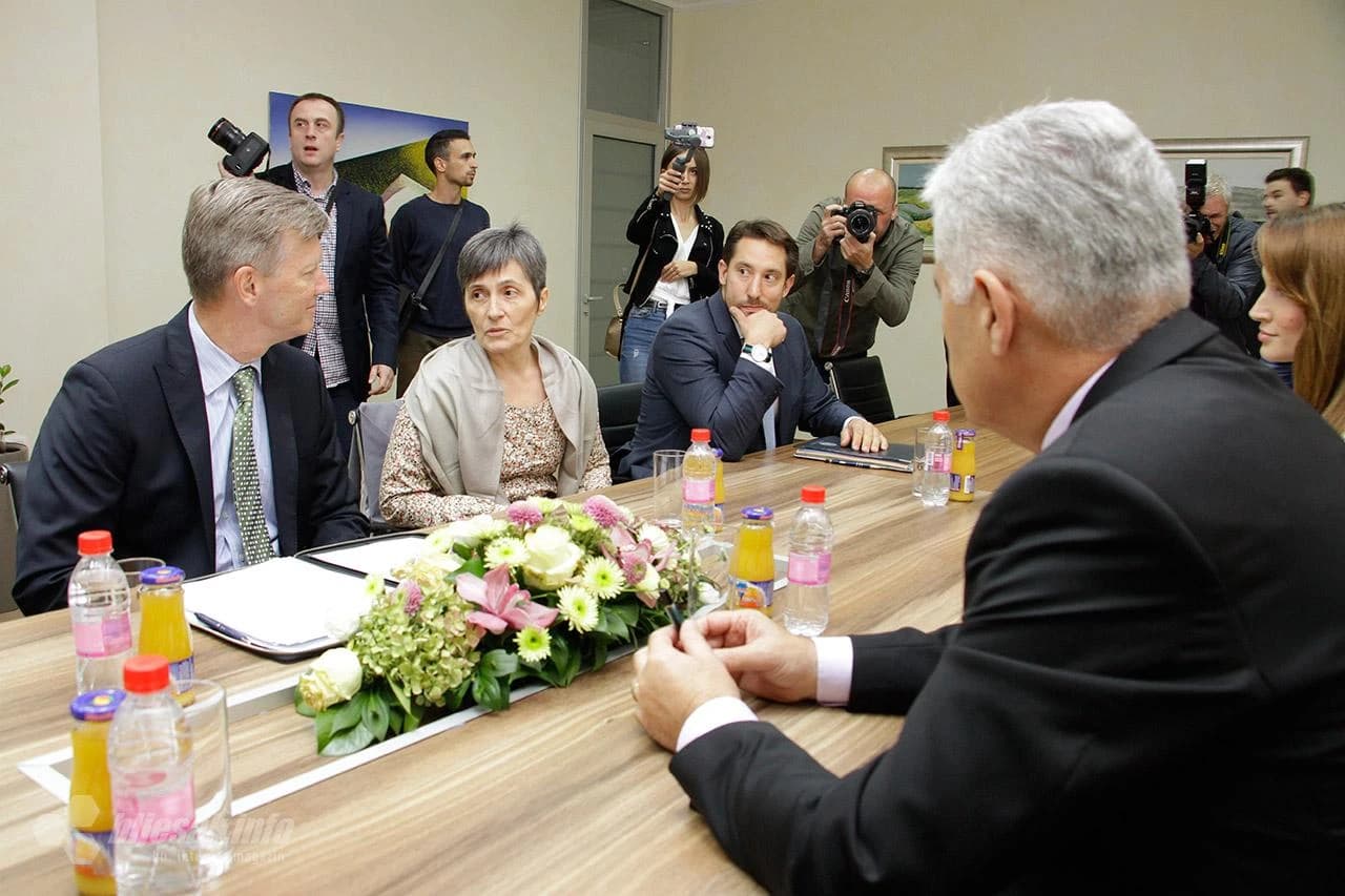 Član Predsjedništva BiH Dragan Čović susreo se sa šefom Misije OSCE-a u BiH Bruceom Bertonom