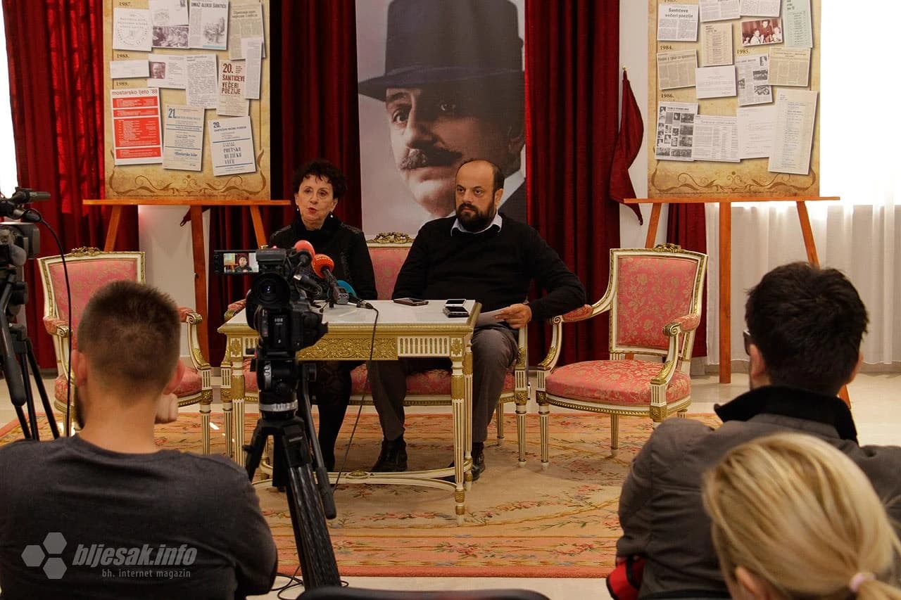 Konferencija za medije u povodu dodjele književne nagrade Alekse Šantića 