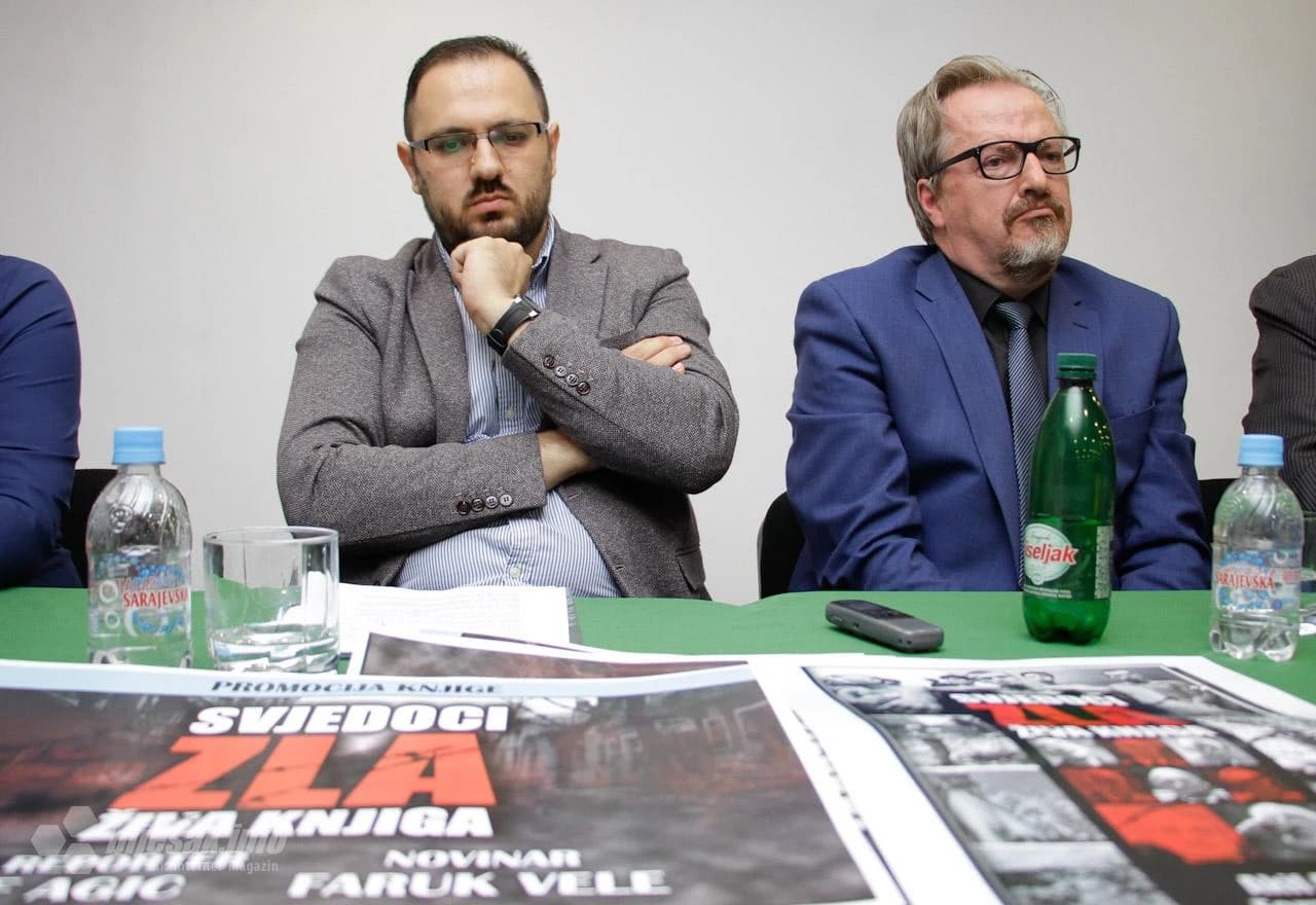 Autori knjige Faruk Vele (lijevo) i Akif Agić (desno)