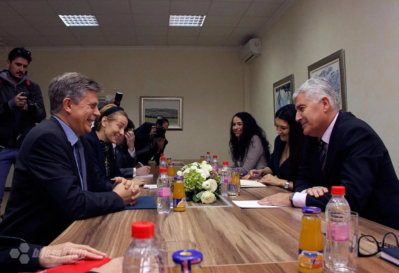 Susret Dragana Čovića sa Lars Gunnar Wigemarkom