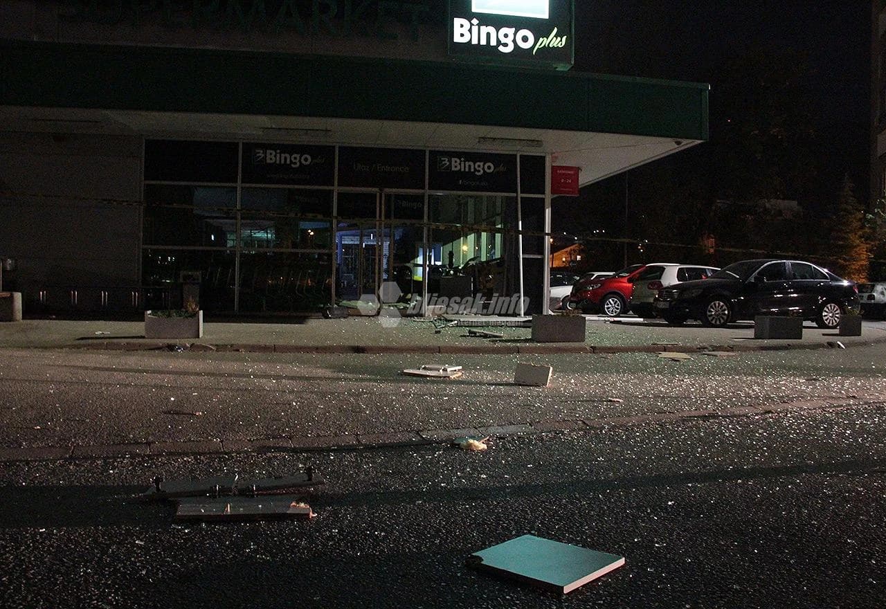 Detalj s mjesta eksplozije