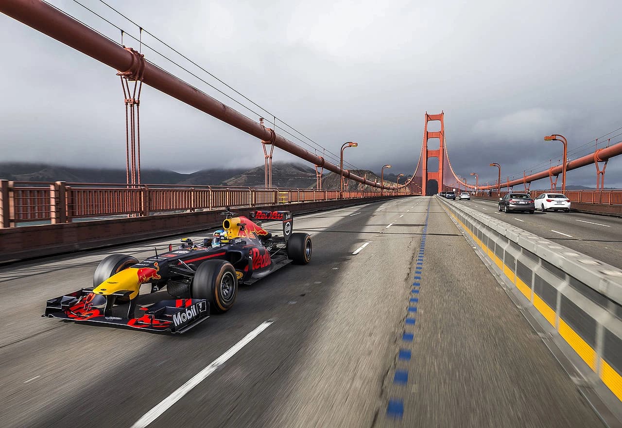 Putovanje kroz SAD u F1 bolidu