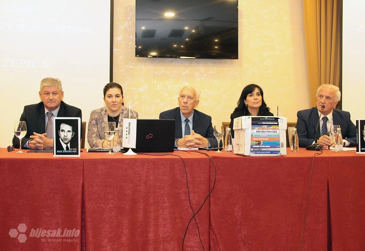 U Mostaru predstavljen znanstveno književni opus i knjiga Moj životni put, autora Bože Žepića